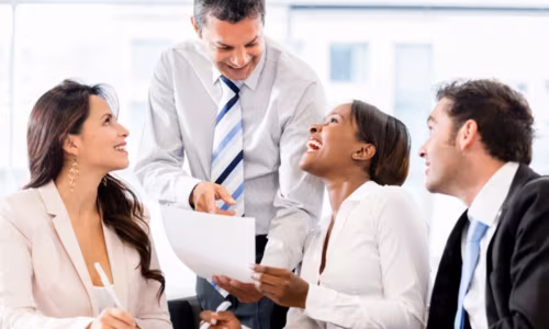 Meeting to analyze sales