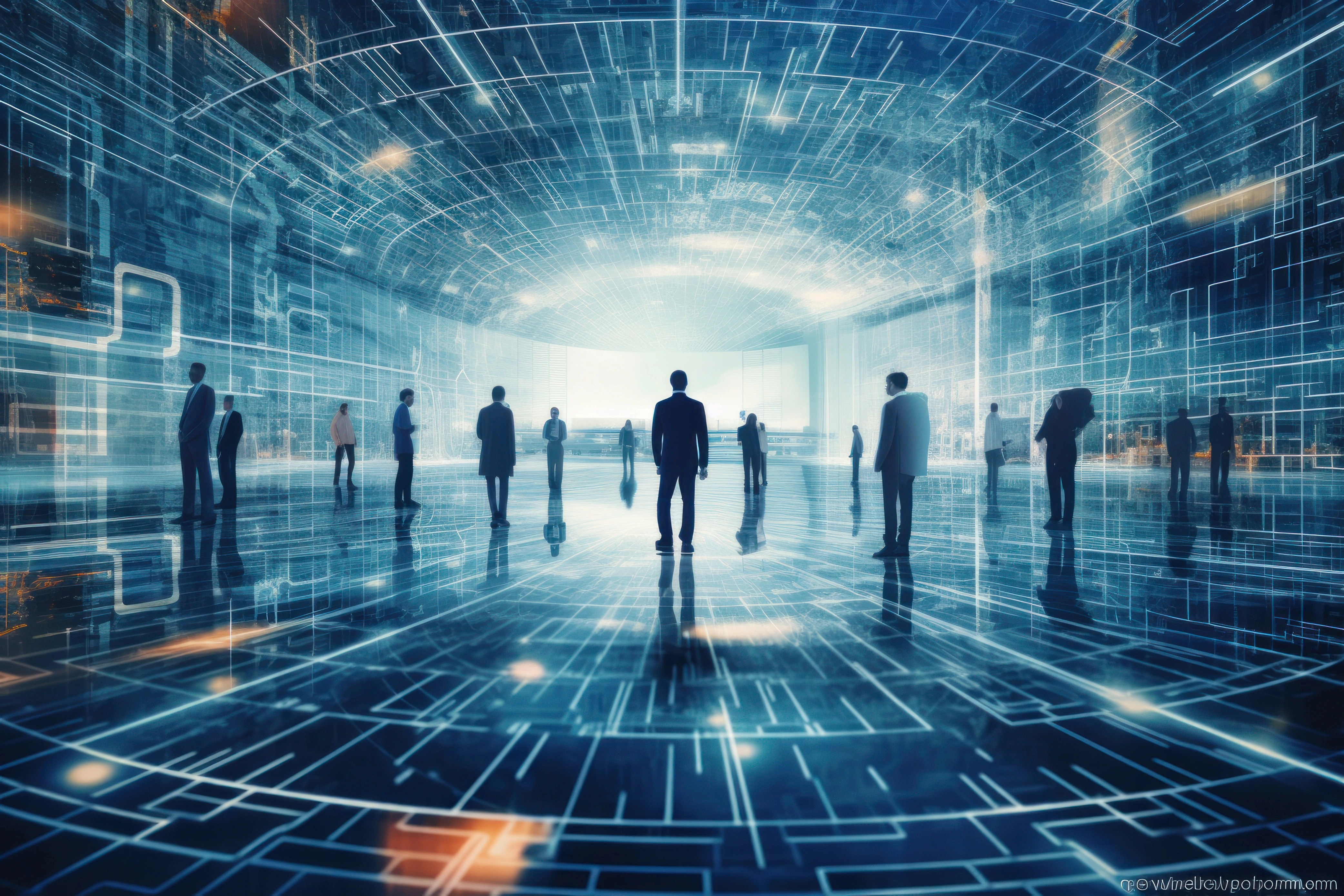 A secretary using a account-based marketing software on 2024