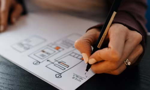 Drawing a web mockup