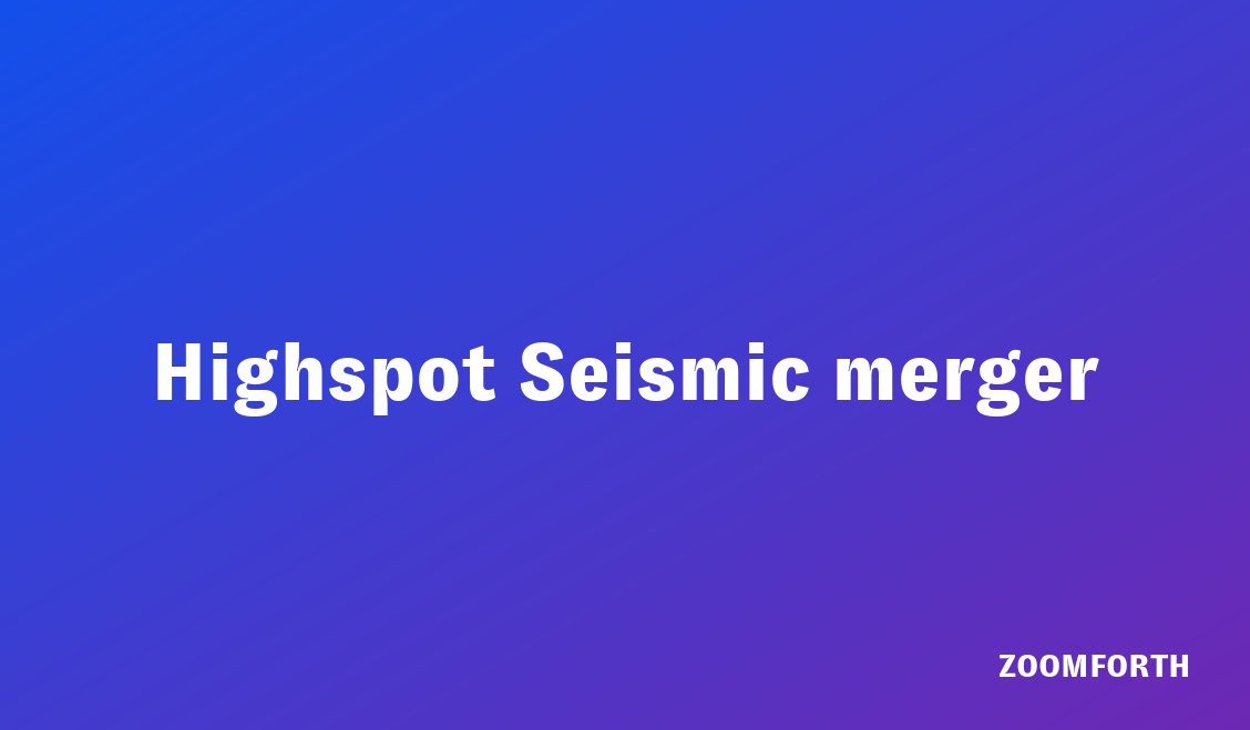 Sales enablement leader reviewing the Highspot Seismic merger and vendor options on a laptop