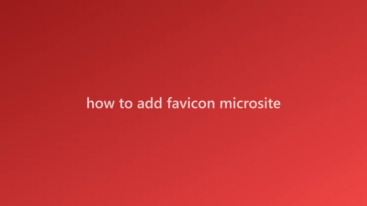 Browser tabs showing microsites with custom favicons in the tab bar