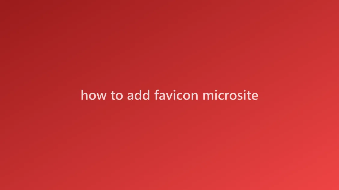 Browser tabs showing microsites with custom favicons in the tab bar