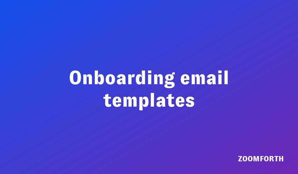 Account manager sending an onboarding email template to a new enterprise client