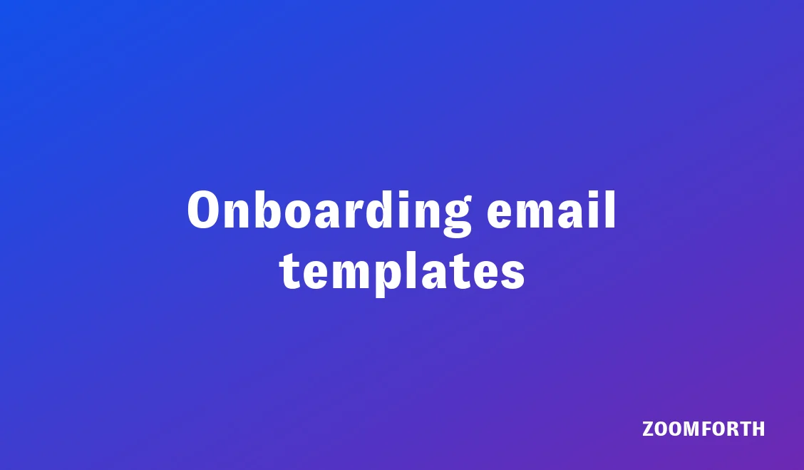 Account manager sending an onboarding email template to a new enterprise client