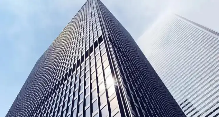 A large business building