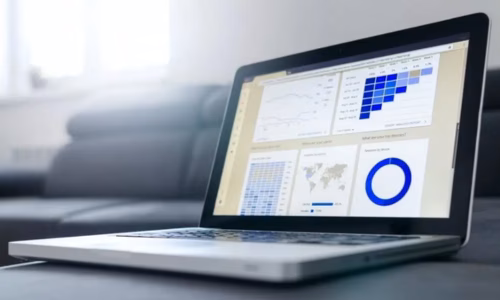Microsite with sales data