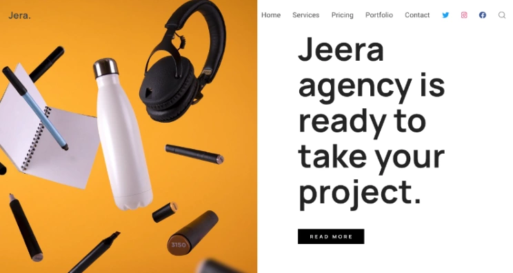 Jera Landing page