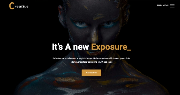 Creative Landing page