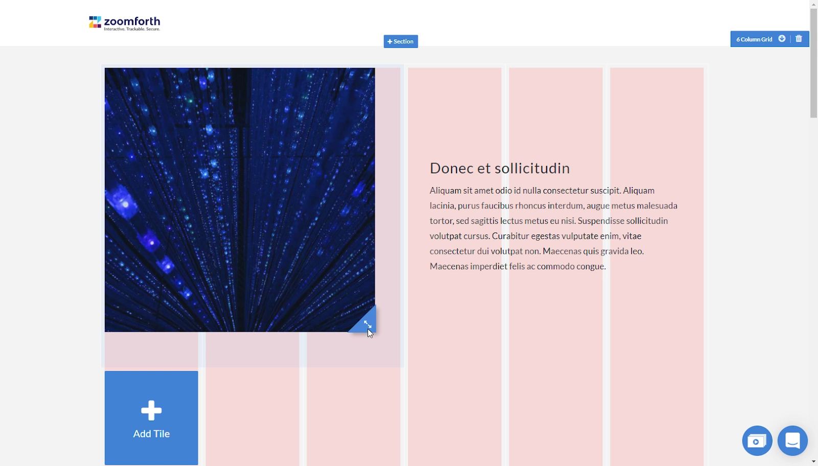 zoomforth design #101 grid layout