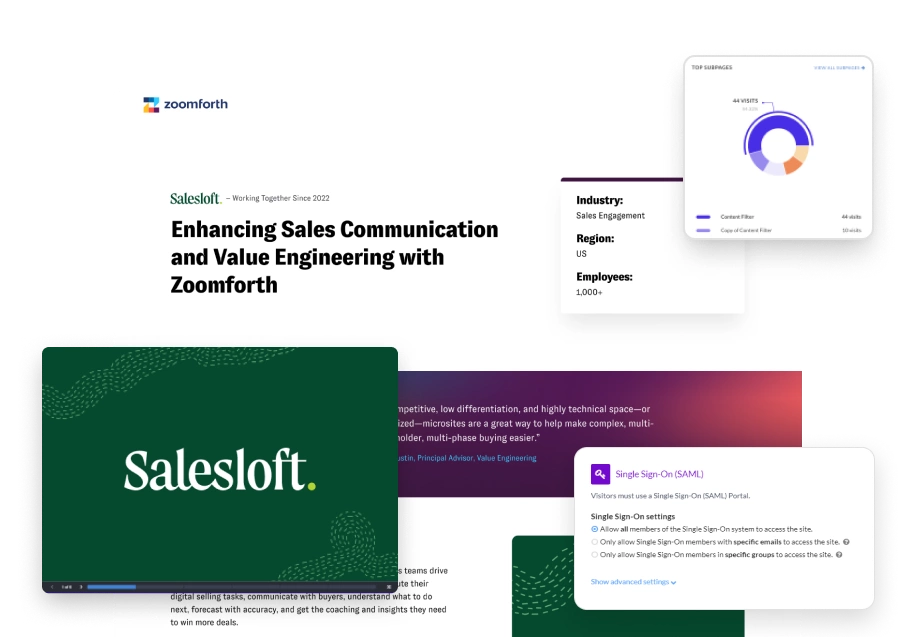 Salesloft microsite preview