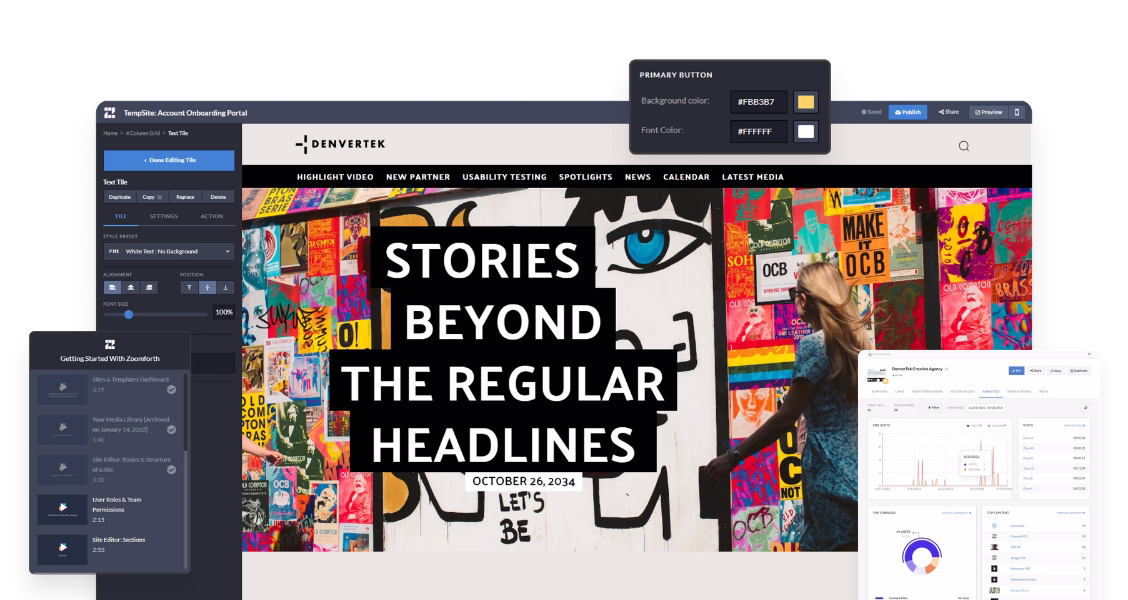 Account-based marketing microsite example