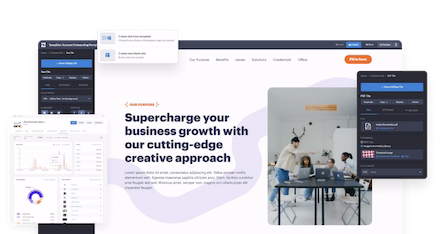 Creative agencies microsite example