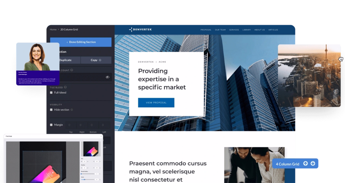 Marketing campaign microsite examples from B2B brands built with Zoomforth.