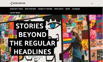 Newsletter web page