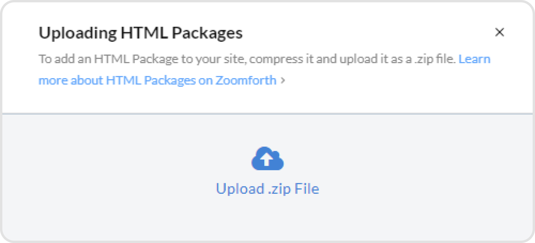 Screenshot of a website used for sales.