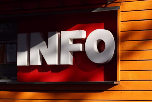 Info sign.
